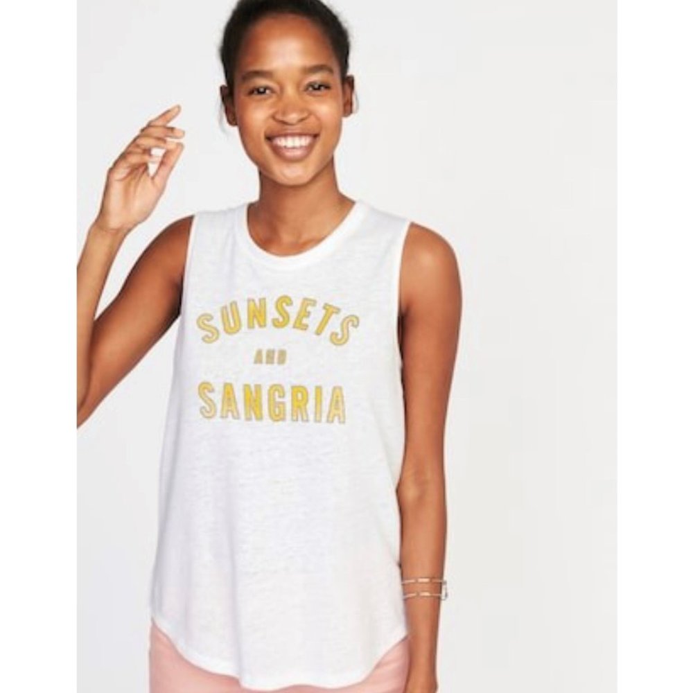 Sunsets and Sangria Summer Tank